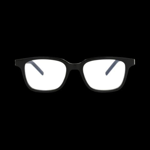 Saint Laurent Square-Frame Recycled Acetate Optical Frames Black Black Transparent (SLM110-30013739-001)