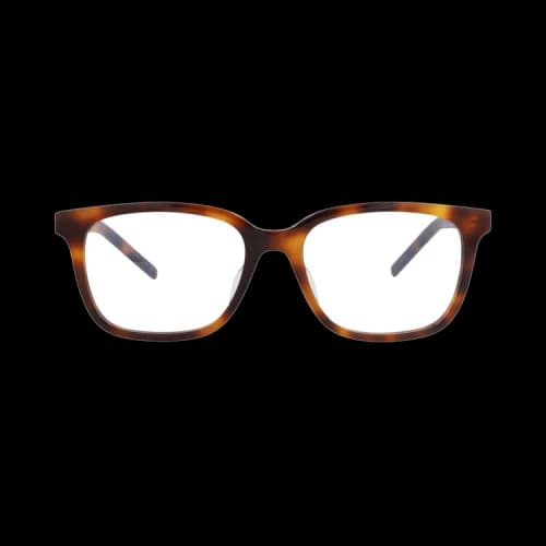 Saint Laurent Square-Frame Recycled Acetate Optical Frames Havana Havana Transparent (SLM110F-30013751-002)