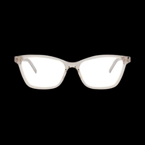 Saint Laurent Cat Eye-Frame Recycled Acetate Optical Frames NUDE NUDE TRANSPARENT (SLM128-30014754-011)