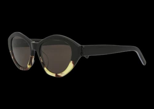 Saint Laurent Cat Eye Sunglasses Havana/Black/Black (SLM60-30008537-004)