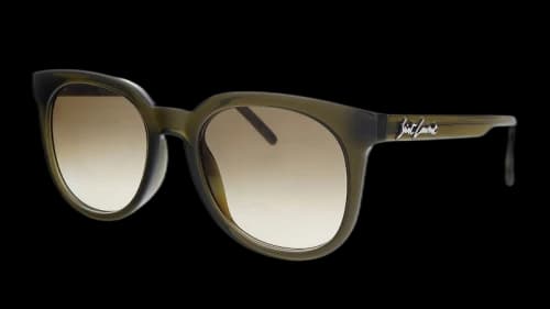 Saint Laurent Round Sunglasses Green (SL 405-004)