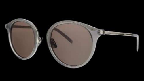 Saint Laurent Oval Sunglasses Silver (SL 57-005)