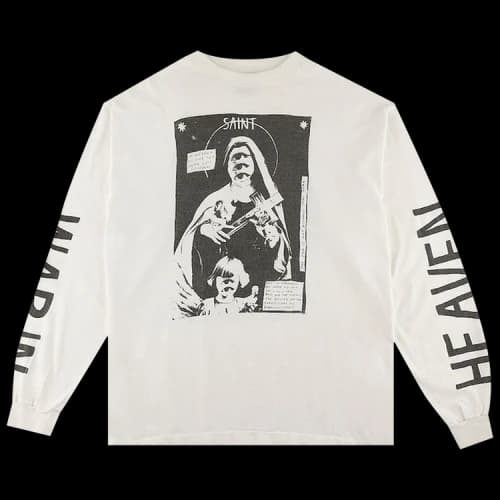 SAINT Mxxxxxx War In Heaven Long-Sleeve T-Shirt 'White'