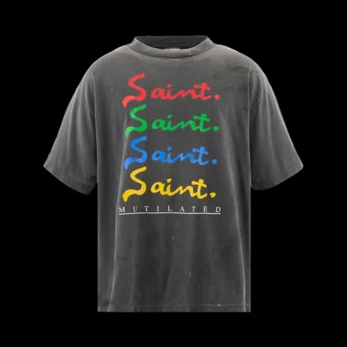 SAINT Mxxxxxx Mulated Short-Sleeve Tee 'Black'
