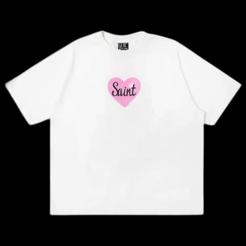 SAINT Mxxxxxx Heart Saint Short-Sleeve Tee 'White'