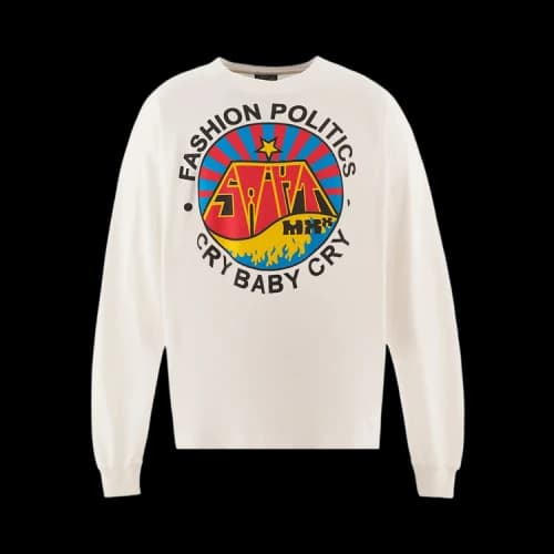 SAINT Mxxxxxx Fashion Politics Long-Sleeve Tee 'White'
