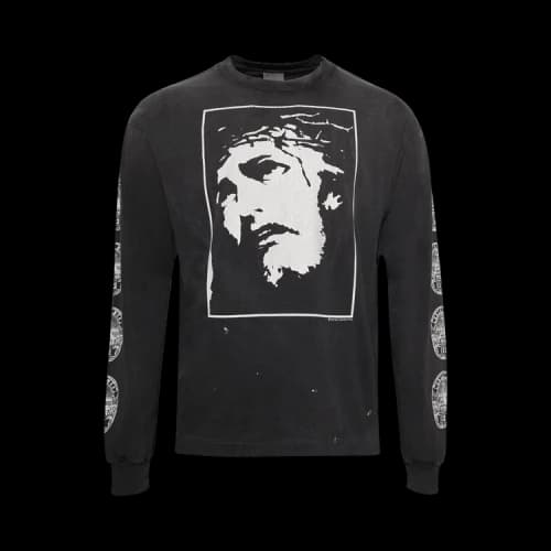 SAINT Mxxxxxx Love Saint Long-Sleeve Tee 'Black'