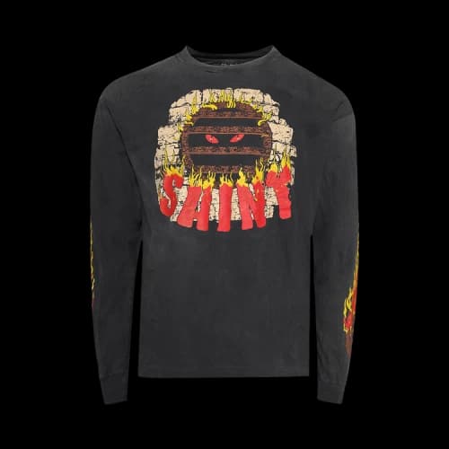 SAINT Mxxxxxx Live In Hell Long-Sleeve Tee 'Black'