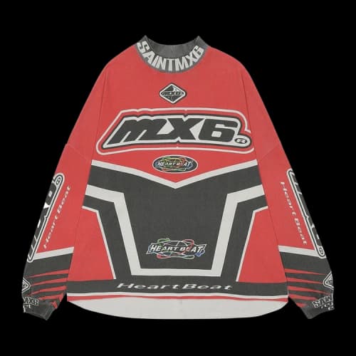 SAINT Mxxxxxx MX6 Long-Sleeve Tee 'Red'