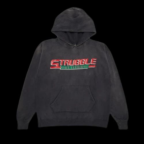 Saint Michael x Denim Tears Struggle Hoodie 'Black'