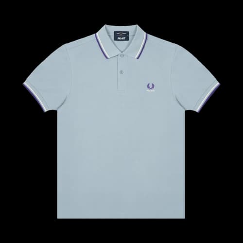 Palace x Fred Perry Shirt 'Blue'