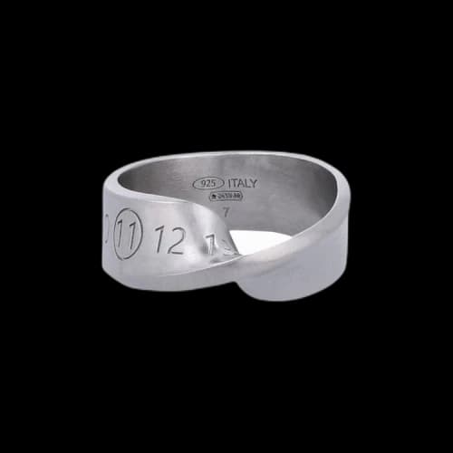 Maison Margiela Twisted Number Ring 'Palladio Burattato'