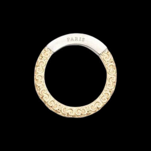 Maison Margiela Engraved Ring 'Silver/Gold'