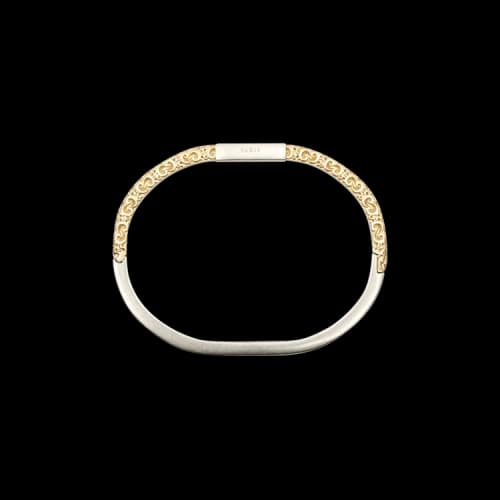 Maison Margiela Engraved Bracelet 'Silver/Gold'
