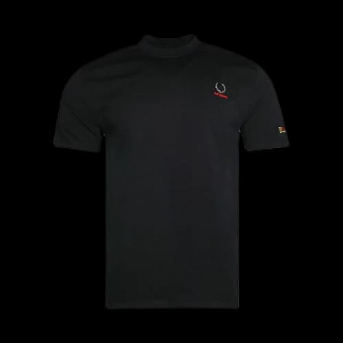 Fred Perry x Raf Simons Printed Sleeve T-Shirt 'Black'