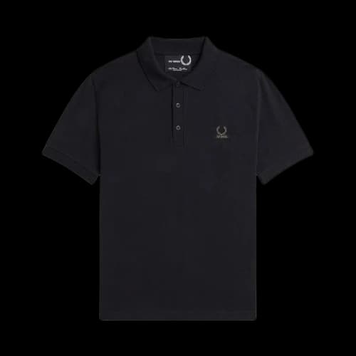 Fred Perry x Raf Simons Enamel Pin Polo Shirt 'Black'
