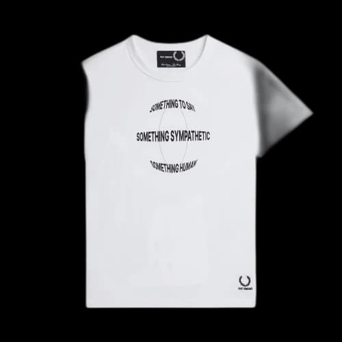 Fred Perry x Raf Simons Printed Slim T-Shirt 'White'