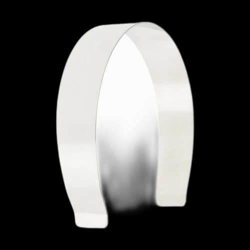 MM6 Maison Margiela Engraved Headband 'Palladio Polished'
