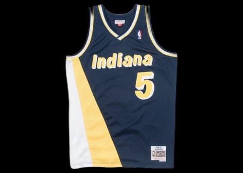 Mitchell & Ness Indiana Pacers 1996-97 Jalen Rose Swingman Jersey Navy Blue