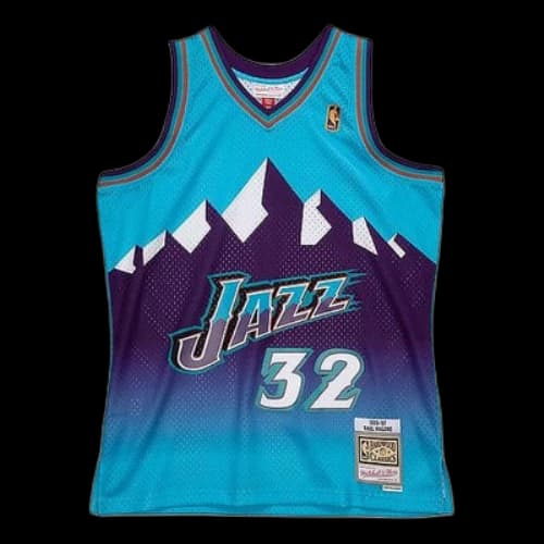 Mitchell & Ness NBA Swingman Jersey 'Utah Jazz - Karl Malone 1996-97'