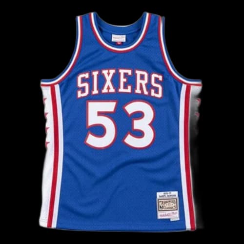 Mitchell & Ness NBA Darryl Dawkins Philadelphia 76ers 1976/77 Swingman Jersey #53