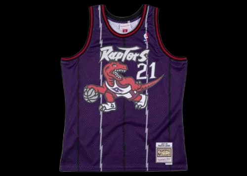 Mitchell & Ness Toronto Raptors 1998-99 Marcus Camby Swingman Jersey Purple