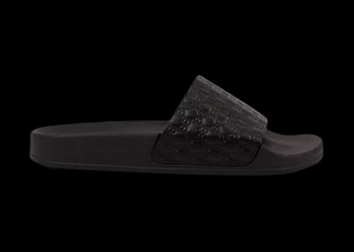 Balmain Calypso Embossed Slide Black