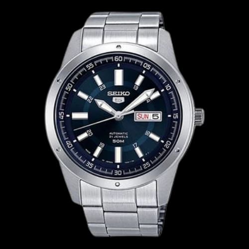 SEIKO Automatic Mechanical Watch No. 5 Japan Blue