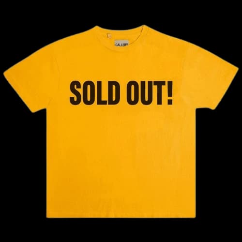 Gallery Dept. Sold Out Tee 'Gold'