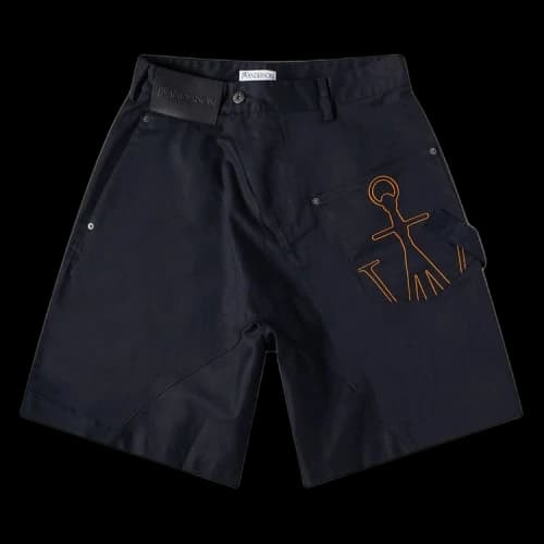 JW Anderson Twisted Chino Shorts 'Navy'