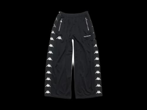 Acne Studios x Kappa Relaxed Fit Trousers Black