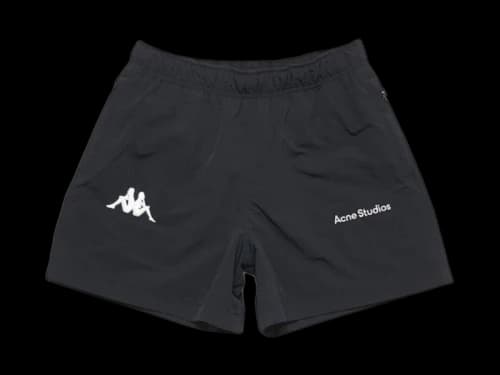 Acne Studios x Kappa Relaxed Fit Shorts Black