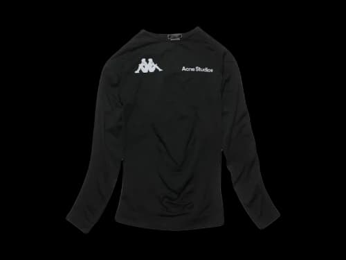 Acne Studios x Kappa Long Sleeve Logo T-shirt Black