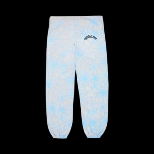 Sp5der AOP Web Sweatpants 'Heather Grey'