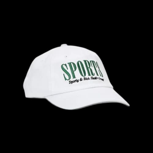 Sporty & Rich Sports Hat 'White/Green'