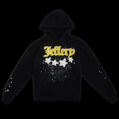 Sp5der Jeffery Hoodie 'Black'