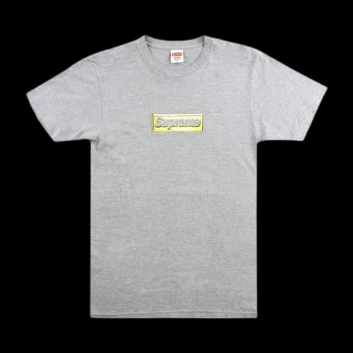 Supreme Bling Box Logo Tee 'Grey'