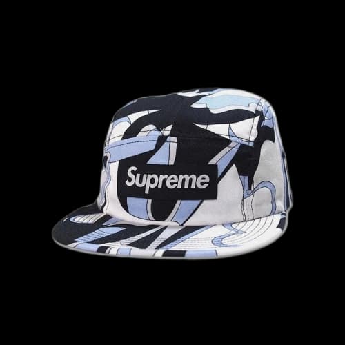Supreme Abstract Camp Cap 'Black'