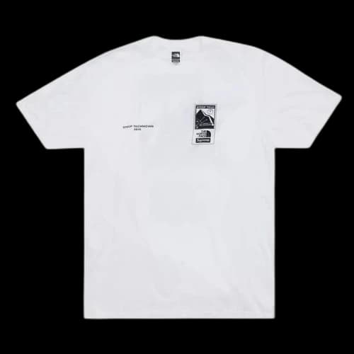 Supreme x The North Face Steep Tech T-Shirt 'White'