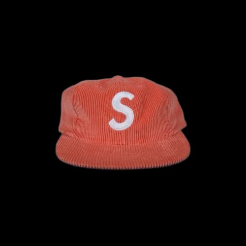 Supreme Corduroy S Logo 6-Panel 'Peach'