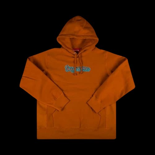Supreme Gonz Logo Hooded Sweatshirt 'Brown'