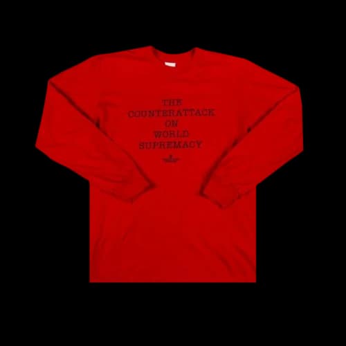 Supreme x Undercover x Public Enemy Counterattack Long-Sleeve T-Shirt 'Red'