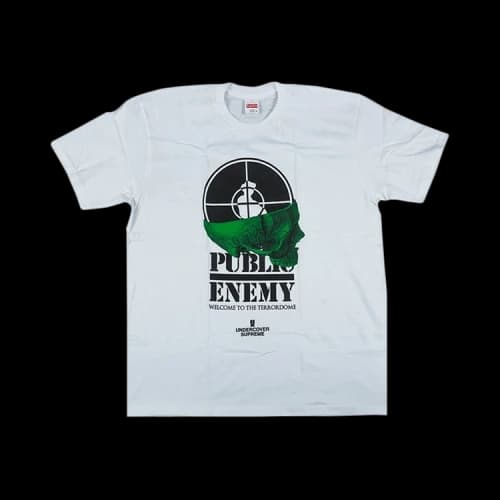 Supreme x Undercover x Public Enemy Terrordome T-Shirt 'White'
