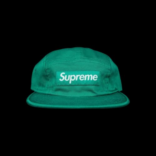 Supreme Washed Chino Twill Camp Cap 'Green'
