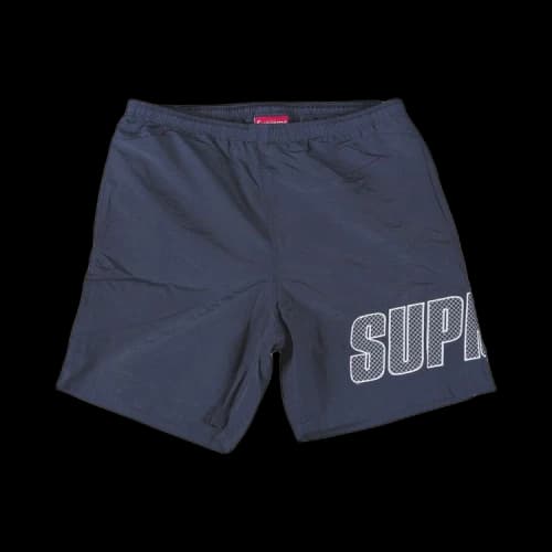 Supreme Logo Appliqué Water Short 'Navy'