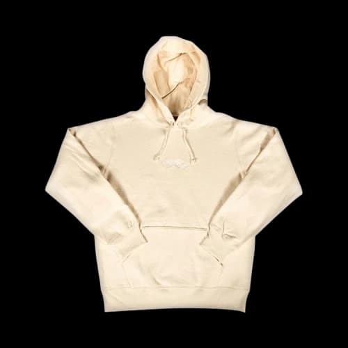 Supreme Tag Logo Hooded Sweatshirt 'Natural'