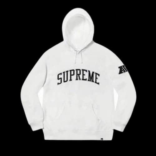 Supreme x NFL Raiders '47 Hooded Sweatshirt 'White'
