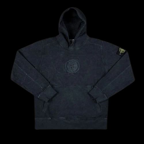 Supreme x Stone Island Hooded Sweatshirt 'Black'