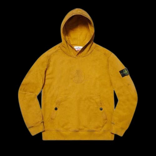 Supreme x Stone Island Hooded Sweatshirt 'Olive'