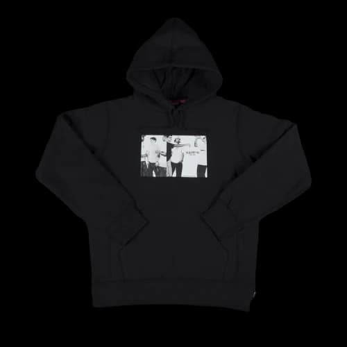Supreme Classic Ad Hooded Sweatshirt 'Black'